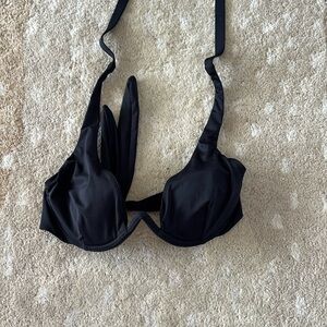 Tezenis bikini lightly worn, black bikini, underwire size small